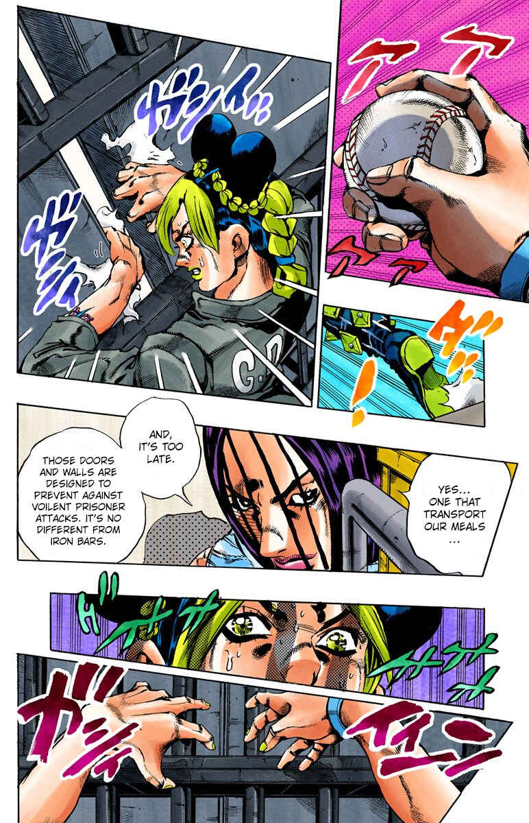 JoJo's Bizarre Adventure, Part 6: Stone Ocean (Official Colored) Chapter 38 page 10