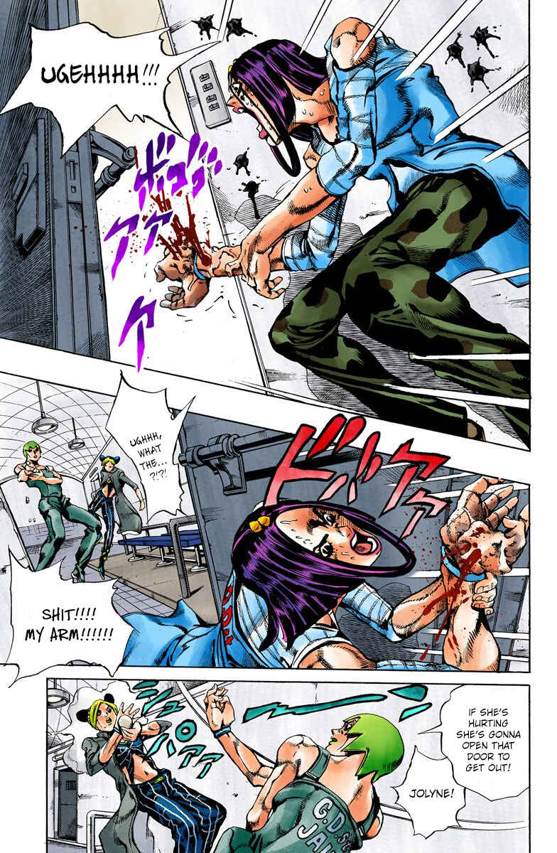 JoJo's Bizarre Adventure, Part 6: Stone Ocean (Official Colored) Chapter 38 page 3