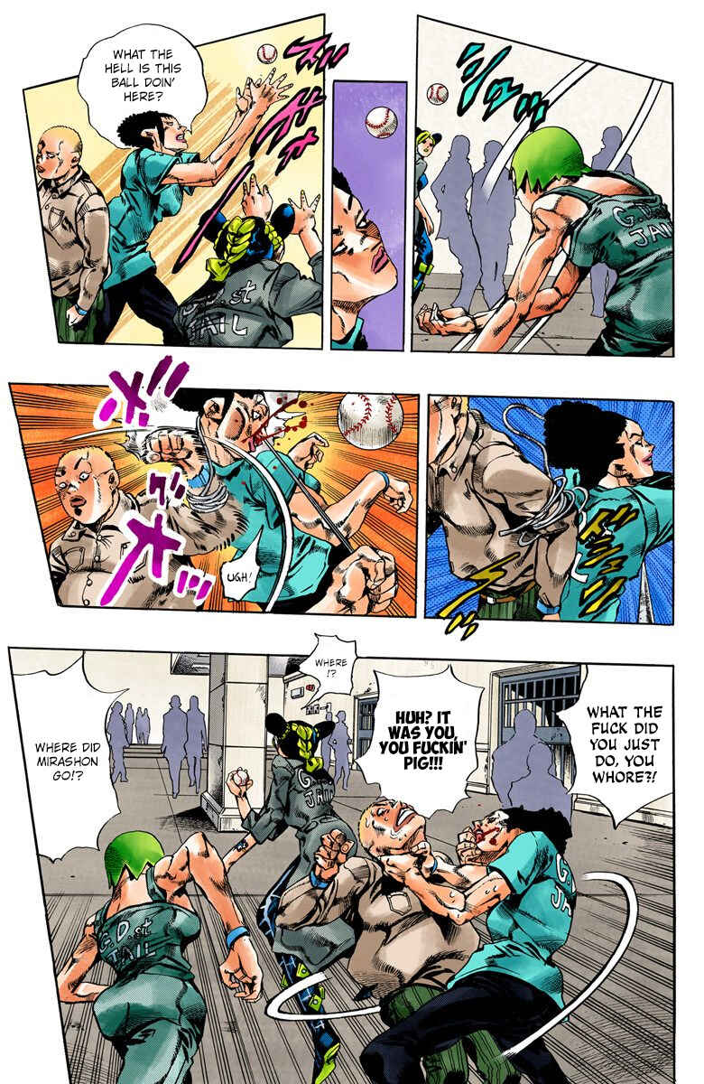 JoJo's Bizarre Adventure, Part 6: Stone Ocean (Official Colored) Chapter 38 page 5