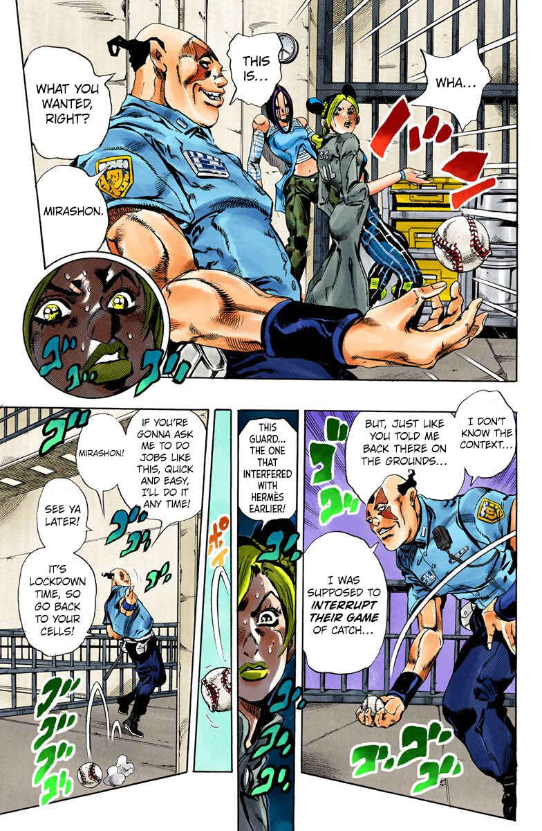 JoJo's Bizarre Adventure, Part 6: Stone Ocean (Official Colored) Chapter 39 page 8