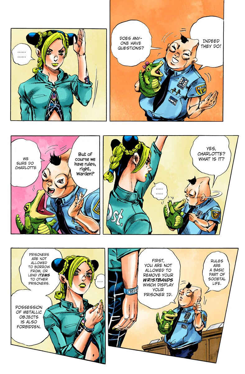 JoJo's Bizarre Adventure, Part 6: Stone Ocean (Official Colored) Chapter 4 page 5