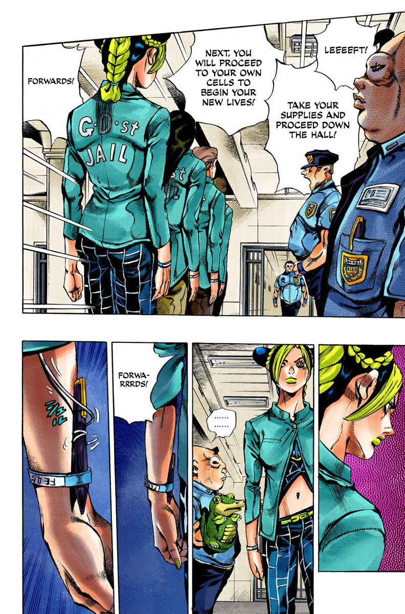 JoJo's Bizarre Adventure, Part 6: Stone Ocean (Official Colored) Chapter 4 page 7