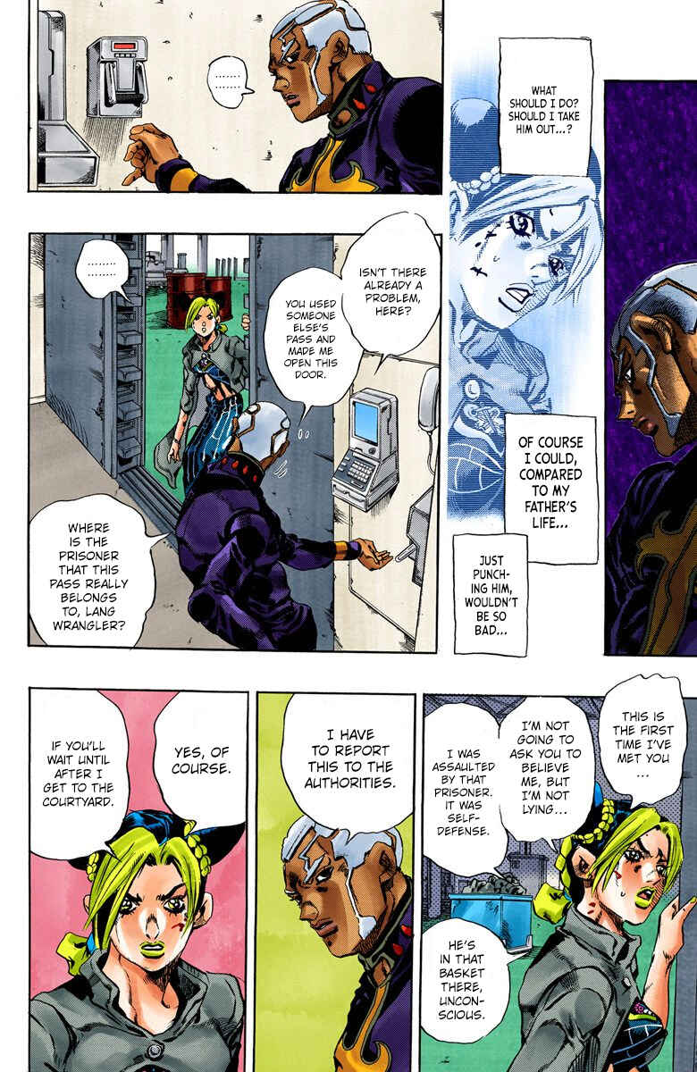 JoJo's Bizarre Adventure, Part 6: Stone Ocean (Official Colored) Chapter 47 page 9