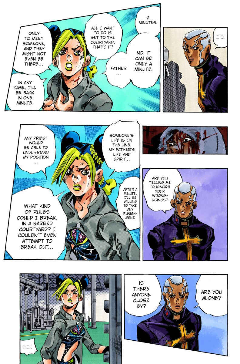 JoJo's Bizarre Adventure, Part 6: Stone Ocean (Official Colored) Chapter 47 page 10