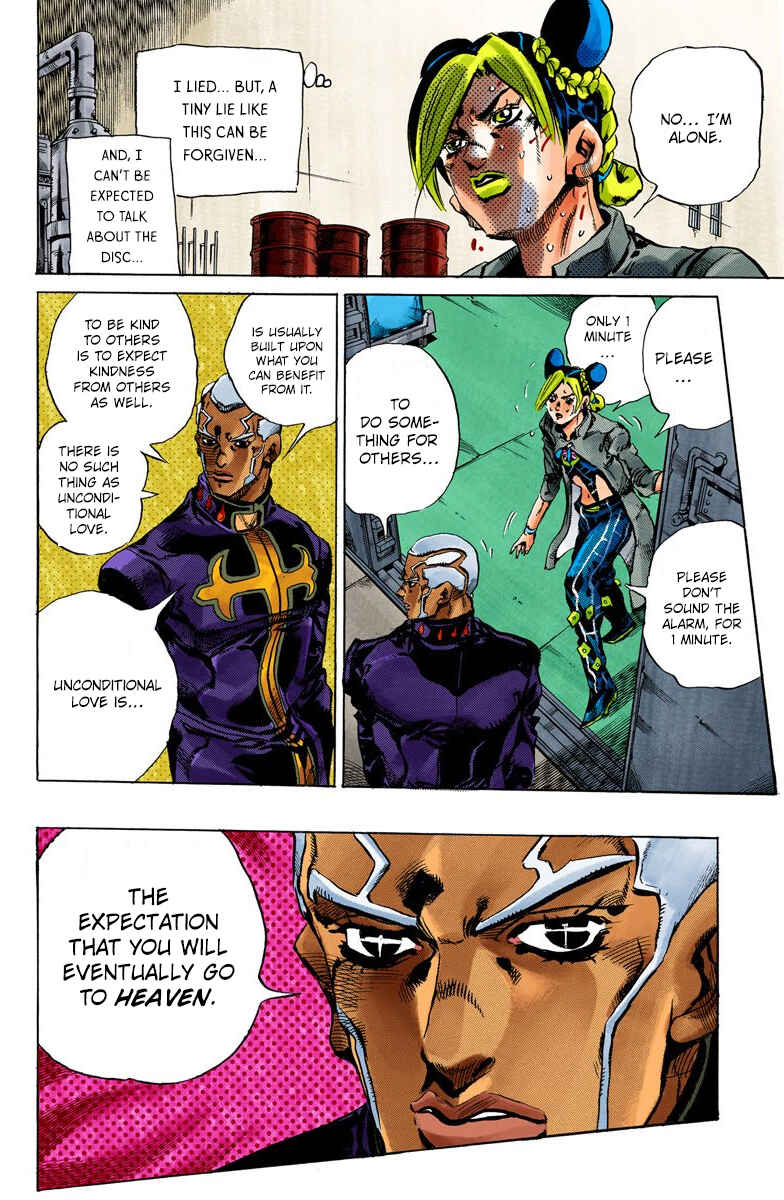 JoJo's Bizarre Adventure, Part 6: Stone Ocean (Official Colored) Chapter 47 page 11