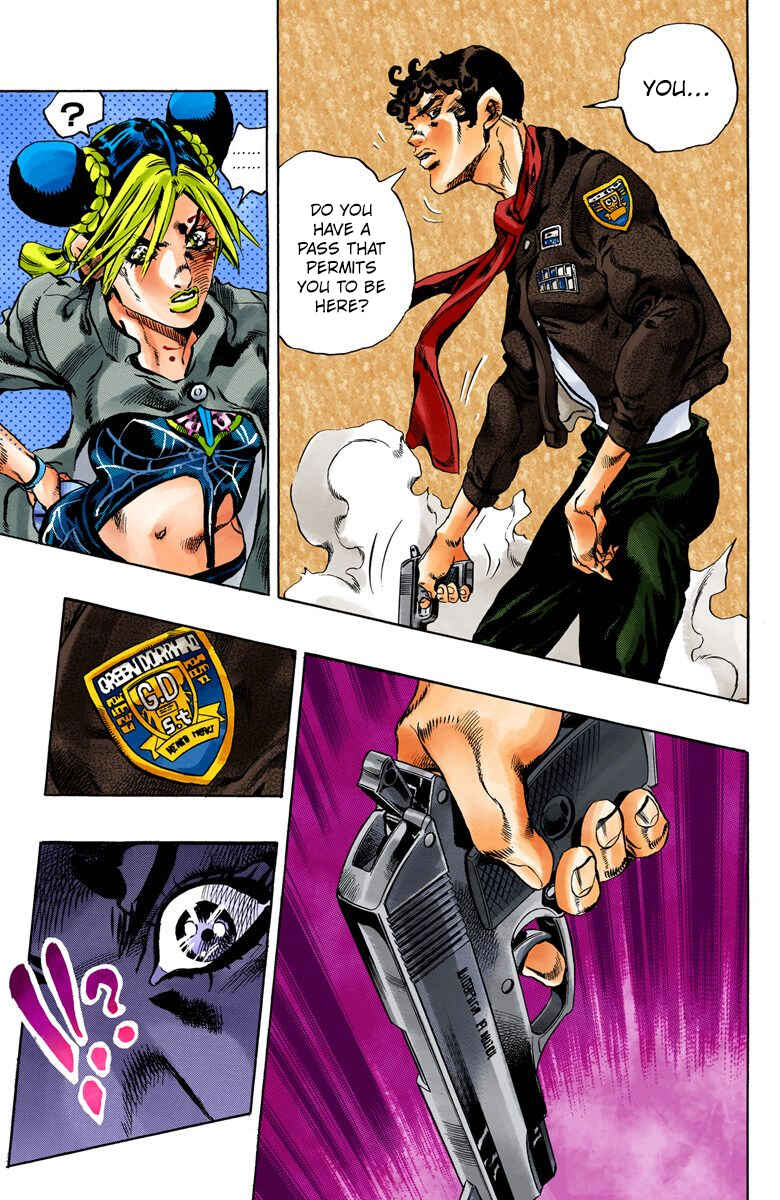 JoJo's Bizarre Adventure, Part 6: Stone Ocean (Official Colored) Chapter 47 page 16