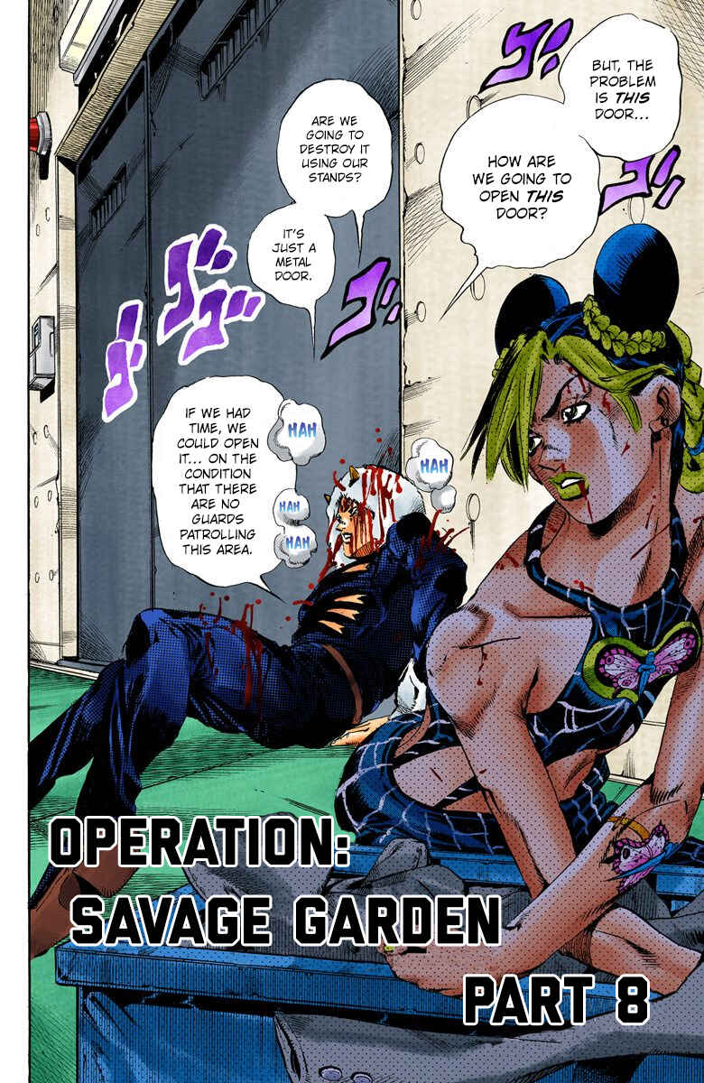 JoJo's Bizarre Adventure, Part 6: Stone Ocean (Official Colored) Chapter 47 page 1