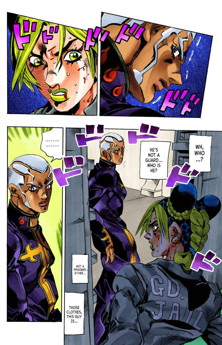 JoJo's Bizarre Adventure, Part 6: Stone Ocean (Official Colored) Chapter 47 page 7
