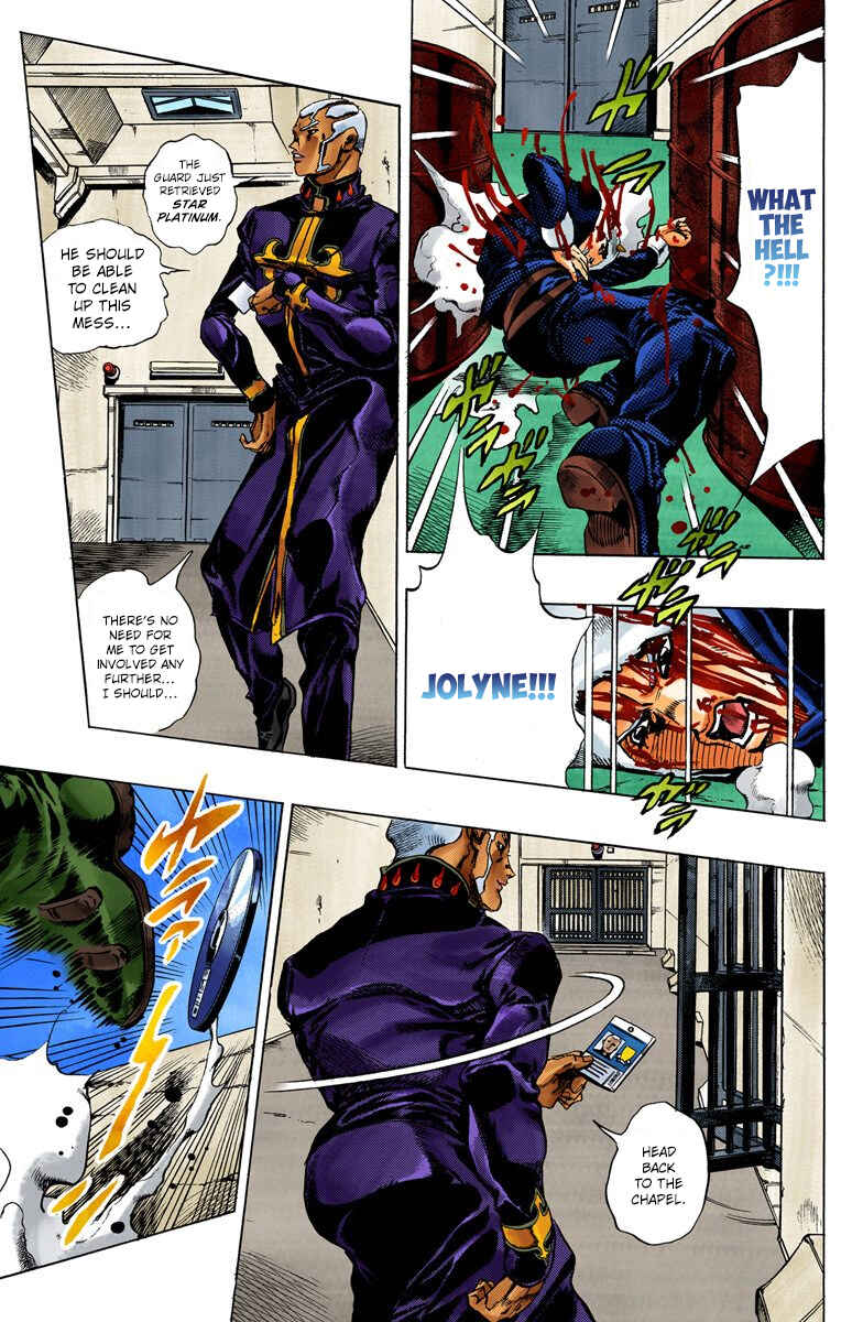 JoJo's Bizarre Adventure, Part 6: Stone Ocean (Official Colored) Chapter 48 page 6