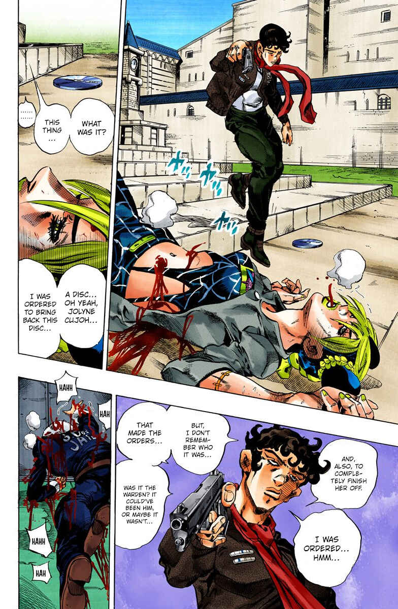 JoJo's Bizarre Adventure, Part 6: Stone Ocean (Official Colored) Chapter 48 page 7