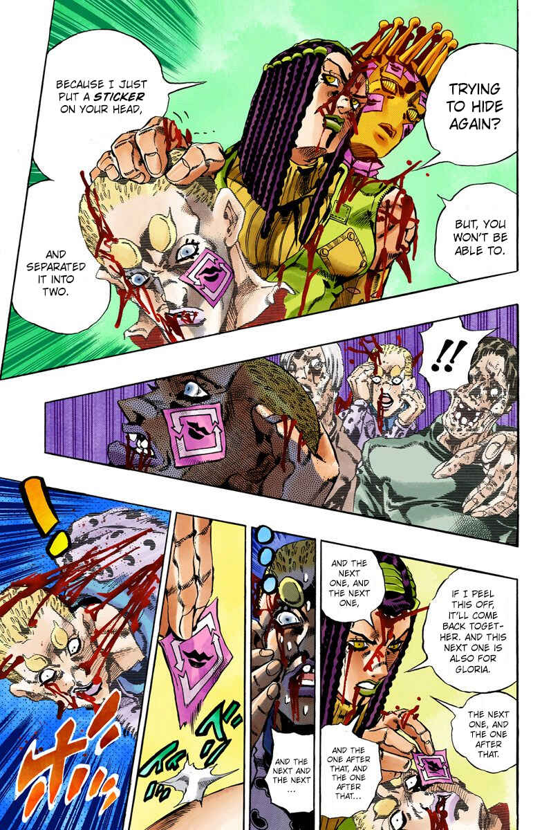 JoJo's Bizarre Adventure, Part 6: Stone Ocean (Official Colored) Chapter 57 page 12