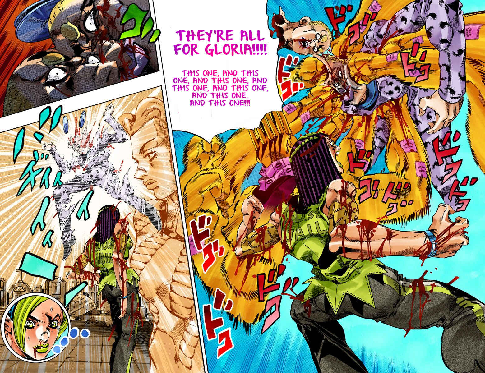 JoJo's Bizarre Adventure, Part 6: Stone Ocean (Official Colored) Chapter 57 page 13