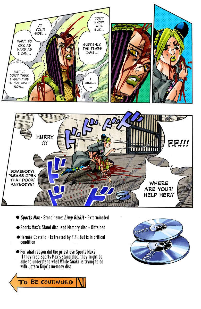 JoJo's Bizarre Adventure, Part 6: Stone Ocean (Official Colored) Chapter 57 page 15