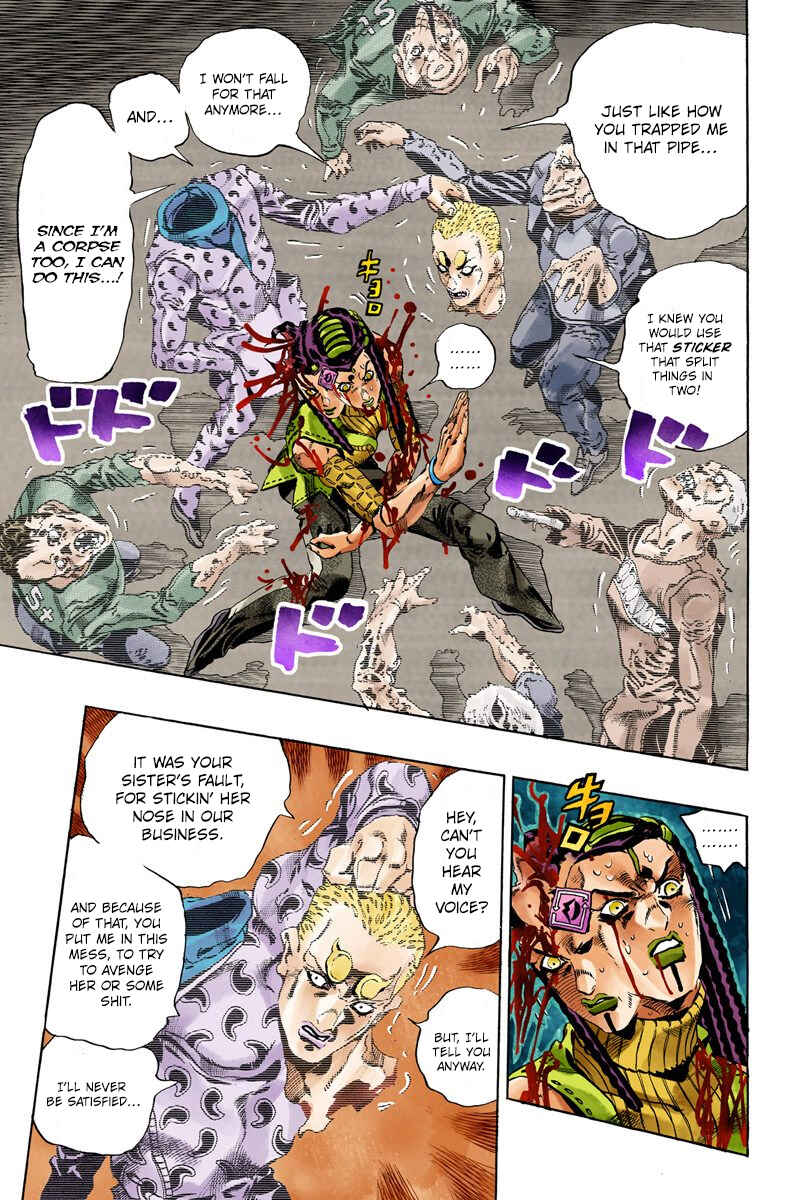 JoJo's Bizarre Adventure, Part 6: Stone Ocean (Official Colored) Chapter 57 page 5