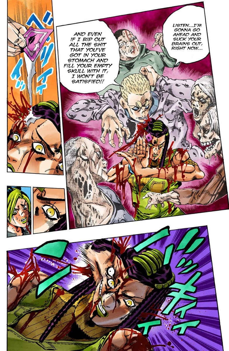 JoJo's Bizarre Adventure, Part 6: Stone Ocean (Official Colored) Chapter 57 page 6
