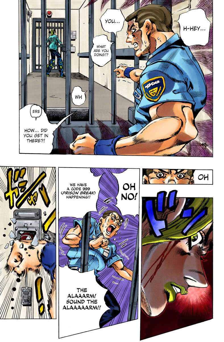 JoJo's Bizarre Adventure, Part 6: Stone Ocean (Official Colored) Chapter 9 page 11