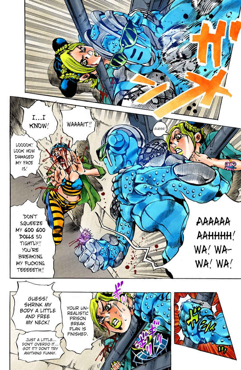 JoJo's Bizarre Adventure, Part 6: Stone Ocean (Official Colored) Chapter 9 page 4