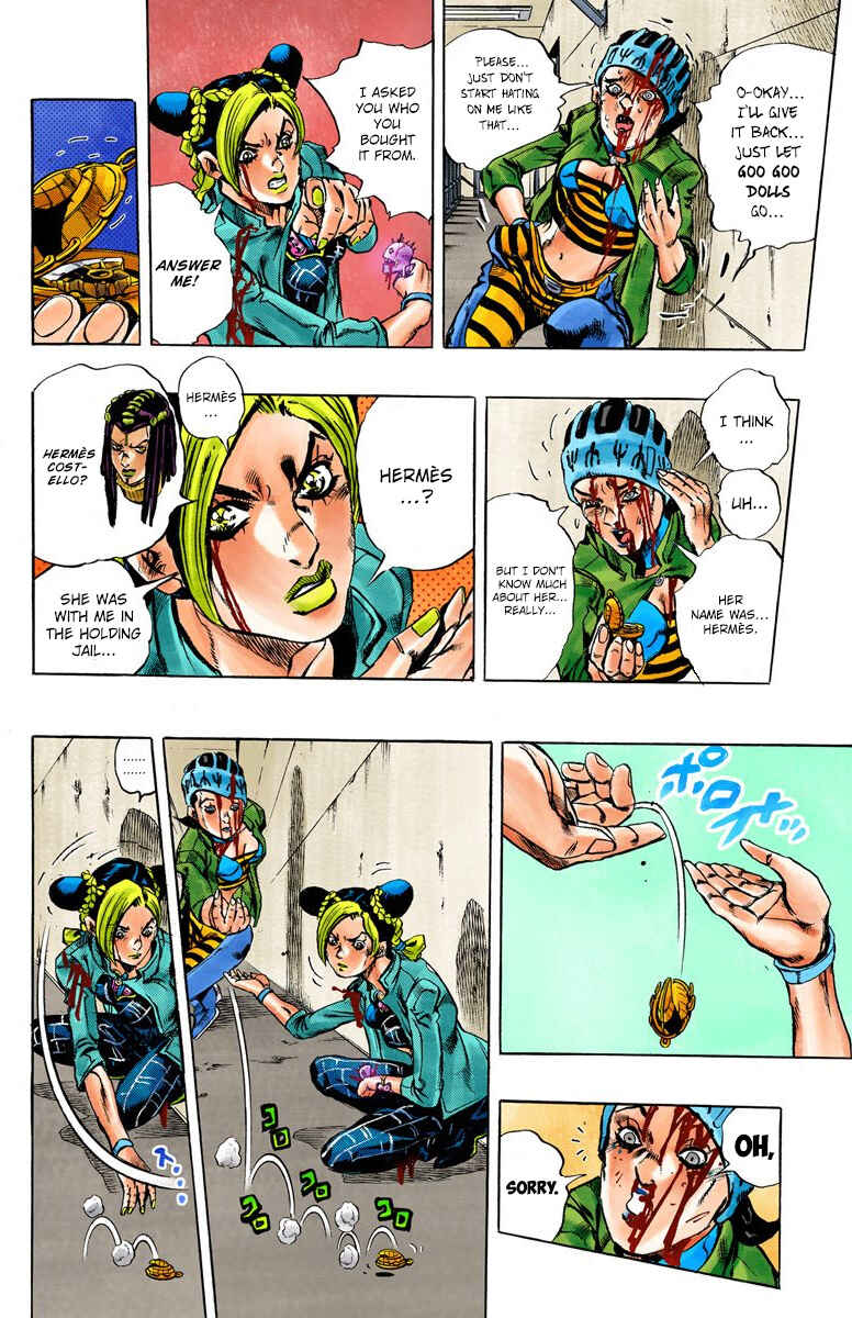 JoJo's Bizarre Adventure, Part 6: Stone Ocean (Official Colored) Chapter 9 page 6