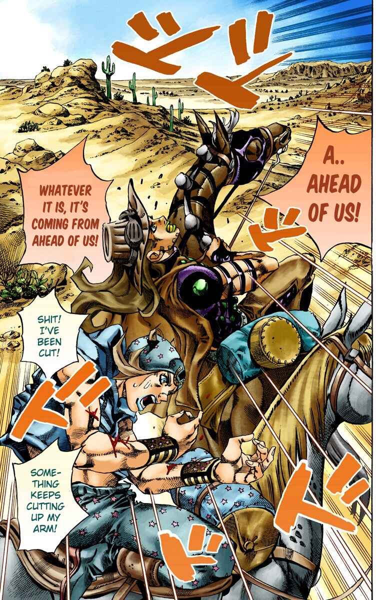 JoJo's Bizarre Adventure, Part 7: Steel Ball Run (Official Colored) Chapter 14 page 9