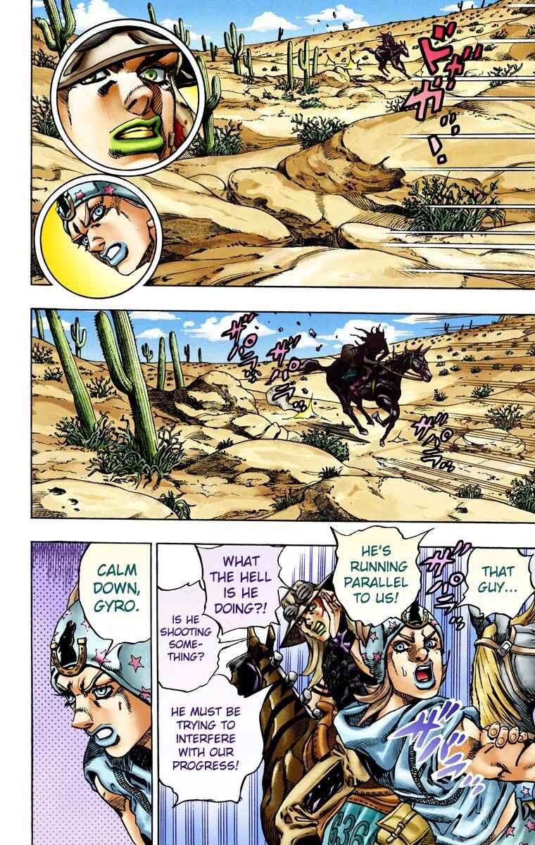 JoJo's Bizarre Adventure, Part 7: Steel Ball Run (Official Colored) Chapter 14 page 10