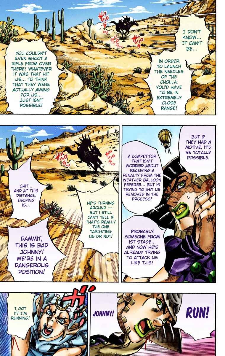 JoJo's Bizarre Adventure, Part 7: Steel Ball Run (Official Colored) Chapter 14 page 13
