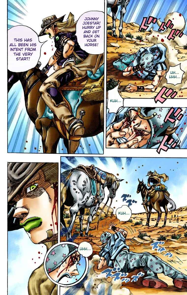 JoJo's Bizarre Adventure, Part 7: Steel Ball Run (Official Colored) Chapter 14 page 17
