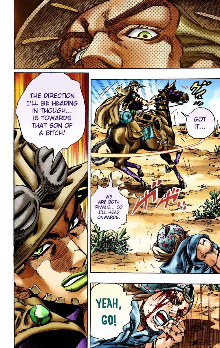 JoJo's Bizarre Adventure, Part 7: Steel Ball Run (Official Colored) Chapter 14 page 19