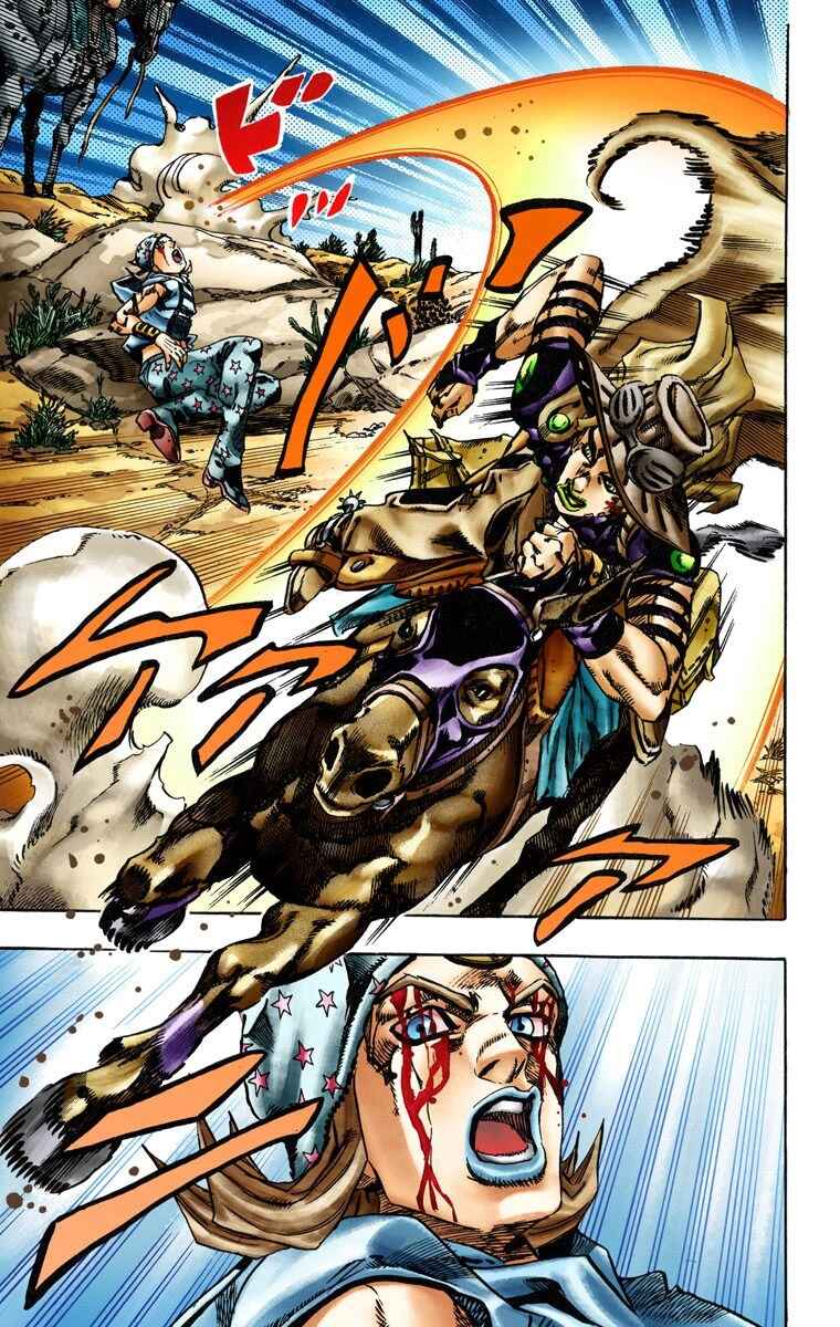 JoJo's Bizarre Adventure, Part 7: Steel Ball Run (Official Colored) Chapter 14 page 20