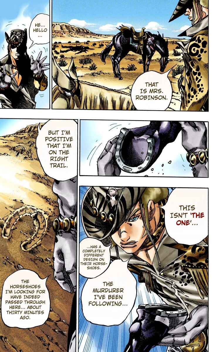 JoJo's Bizarre Adventure, Part 7: Steel Ball Run (Official Colored) Chapter 14 page 29