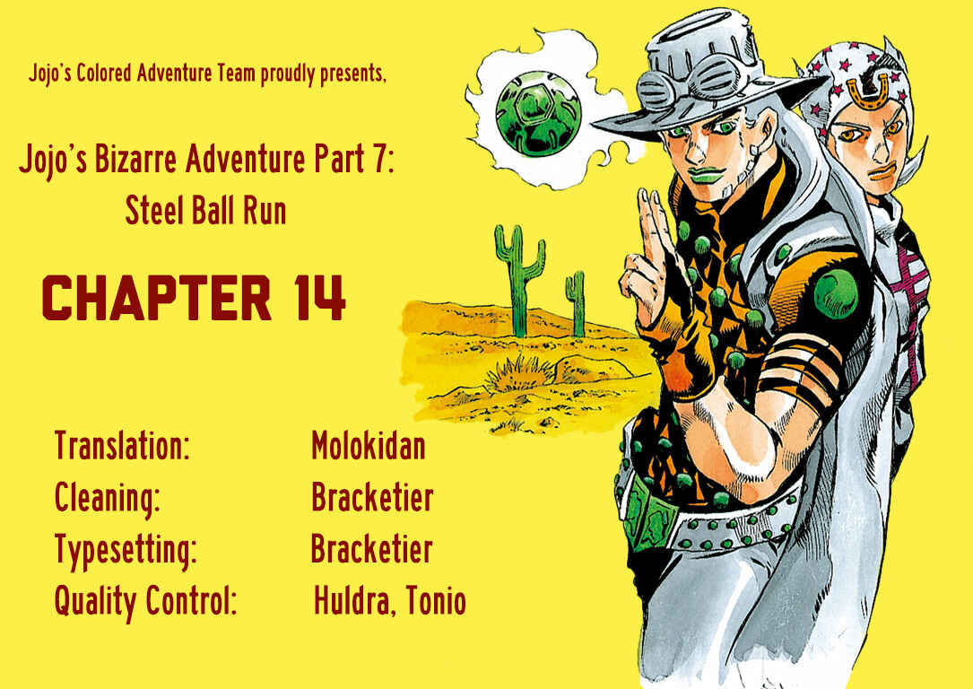 JoJo's Bizarre Adventure, Part 7: Steel Ball Run (Official Colored) Chapter 14 page 30
