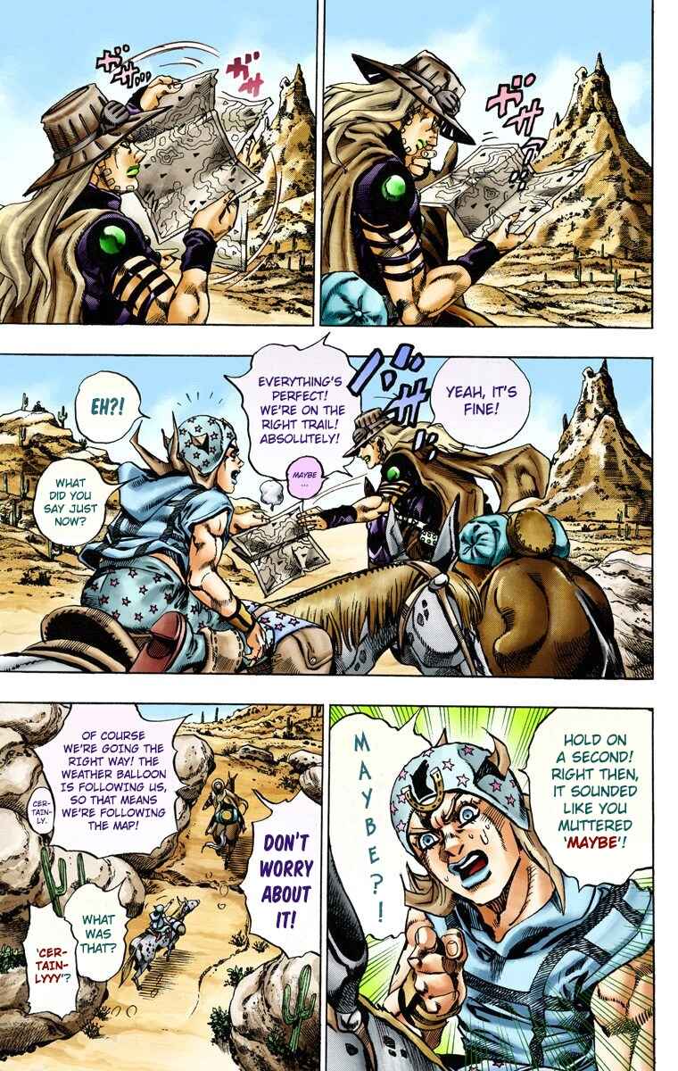 JoJo's Bizarre Adventure, Part 7: Steel Ball Run (Official Colored) Chapter 14 page 3