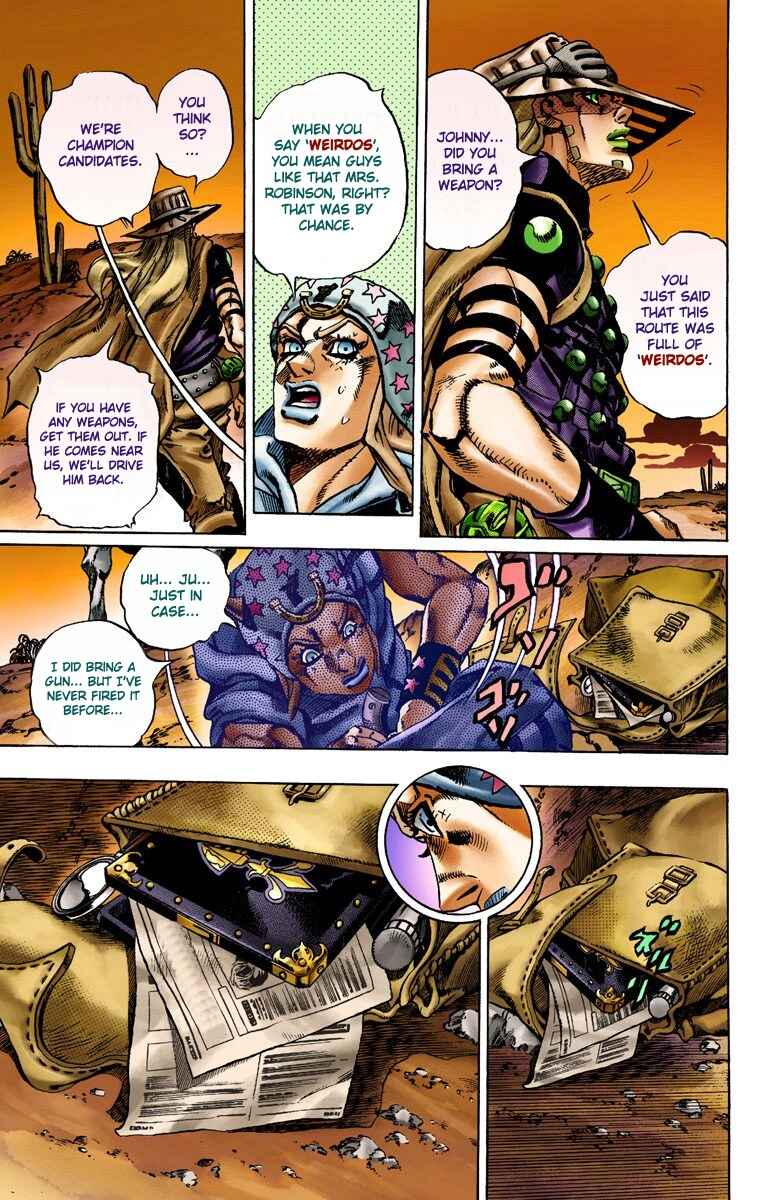 JoJo's Bizarre Adventure, Part 7: Steel Ball Run (Official Colored) Chapter 15 page 9