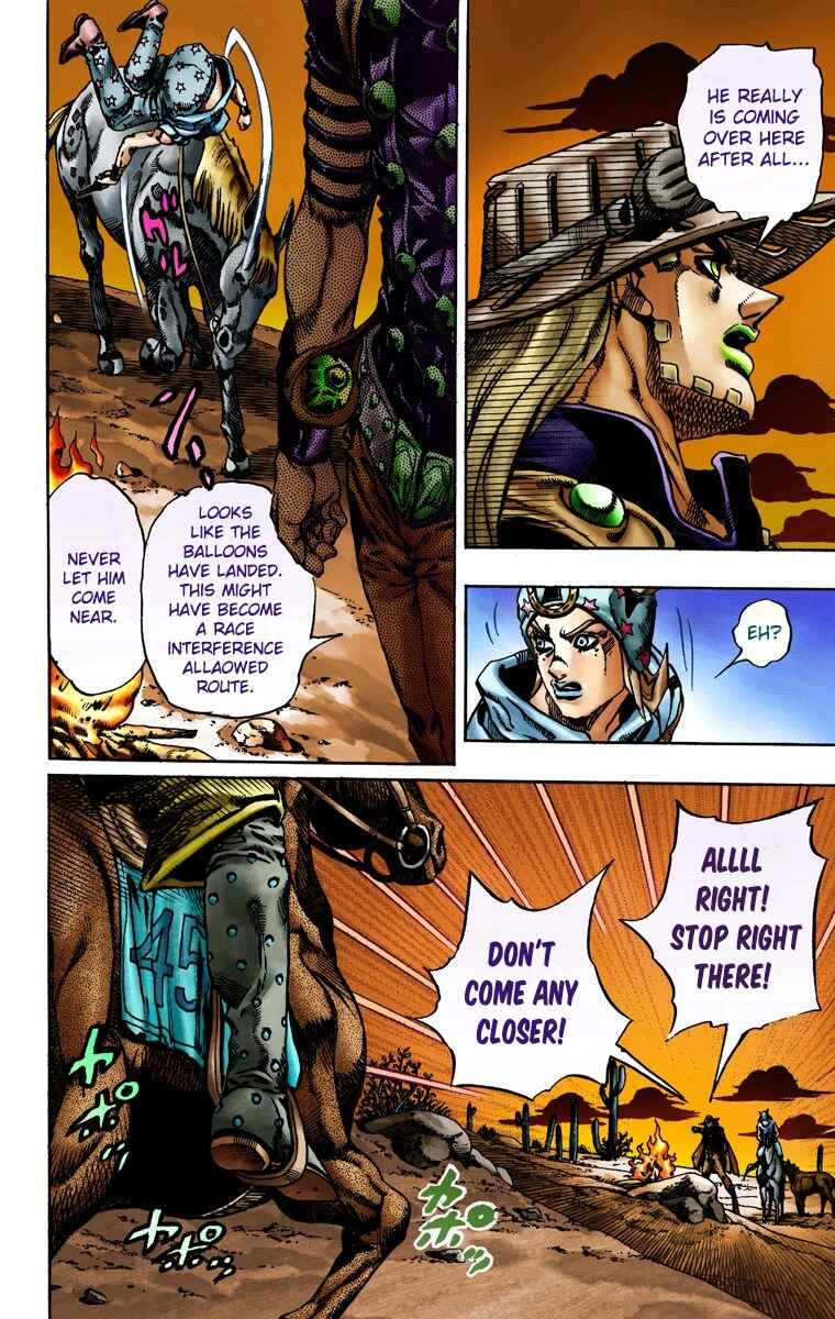 JoJo's Bizarre Adventure, Part 7: Steel Ball Run (Official Colored) Chapter 15 page 14