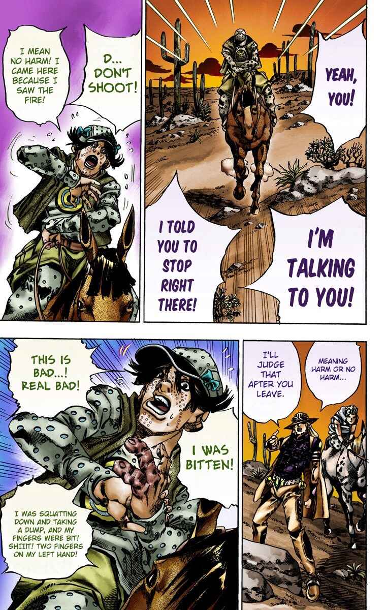 JoJo's Bizarre Adventure, Part 7: Steel Ball Run (Official Colored) Chapter 15 page 15