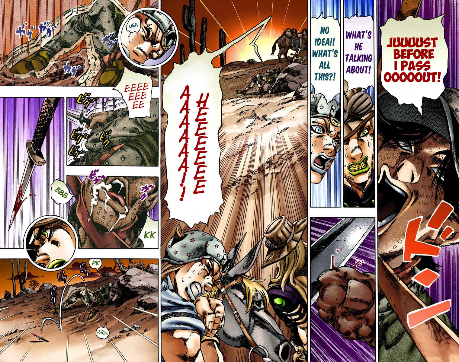 JoJo's Bizarre Adventure, Part 7: Steel Ball Run (Official Colored) Chapter 15 page 20