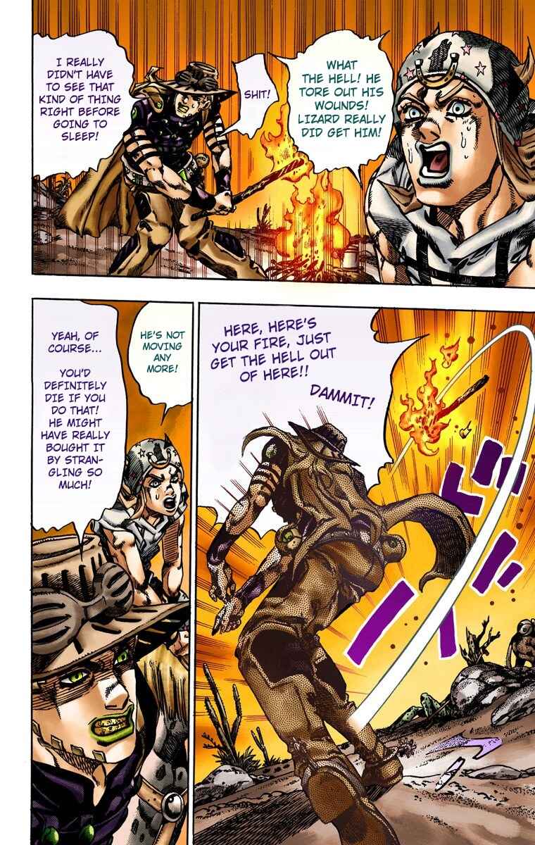 JoJo's Bizarre Adventure, Part 7: Steel Ball Run (Official Colored) Chapter 15 page 21