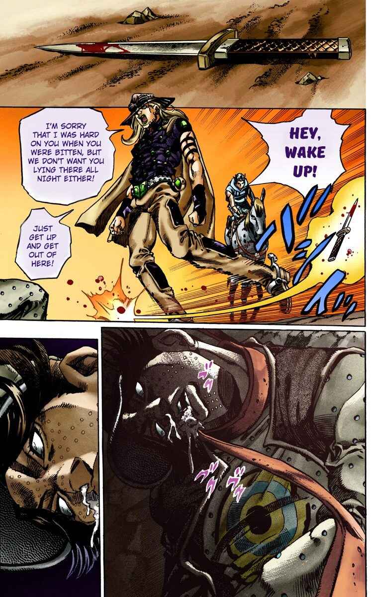 JoJo's Bizarre Adventure, Part 7: Steel Ball Run (Official Colored) Chapter 15 page 22