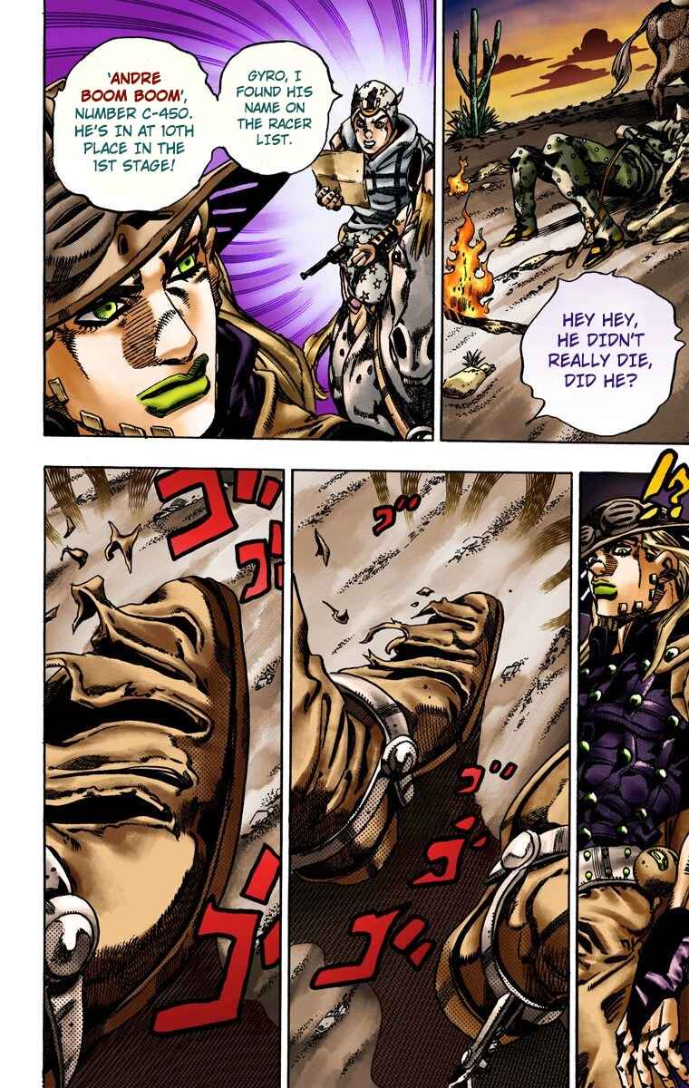 JoJo's Bizarre Adventure, Part 7: Steel Ball Run (Official Colored) Chapter 15 page 23