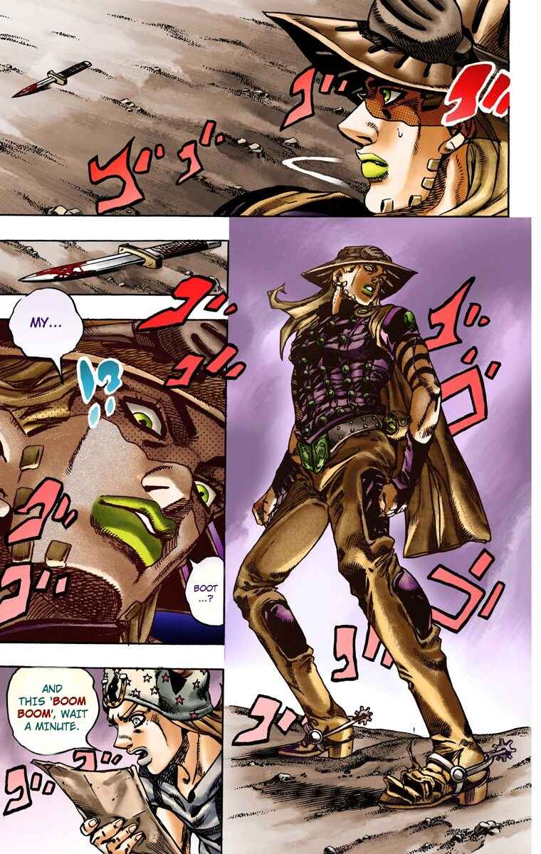 JoJo's Bizarre Adventure, Part 7: Steel Ball Run (Official Colored) Chapter 15 page 24