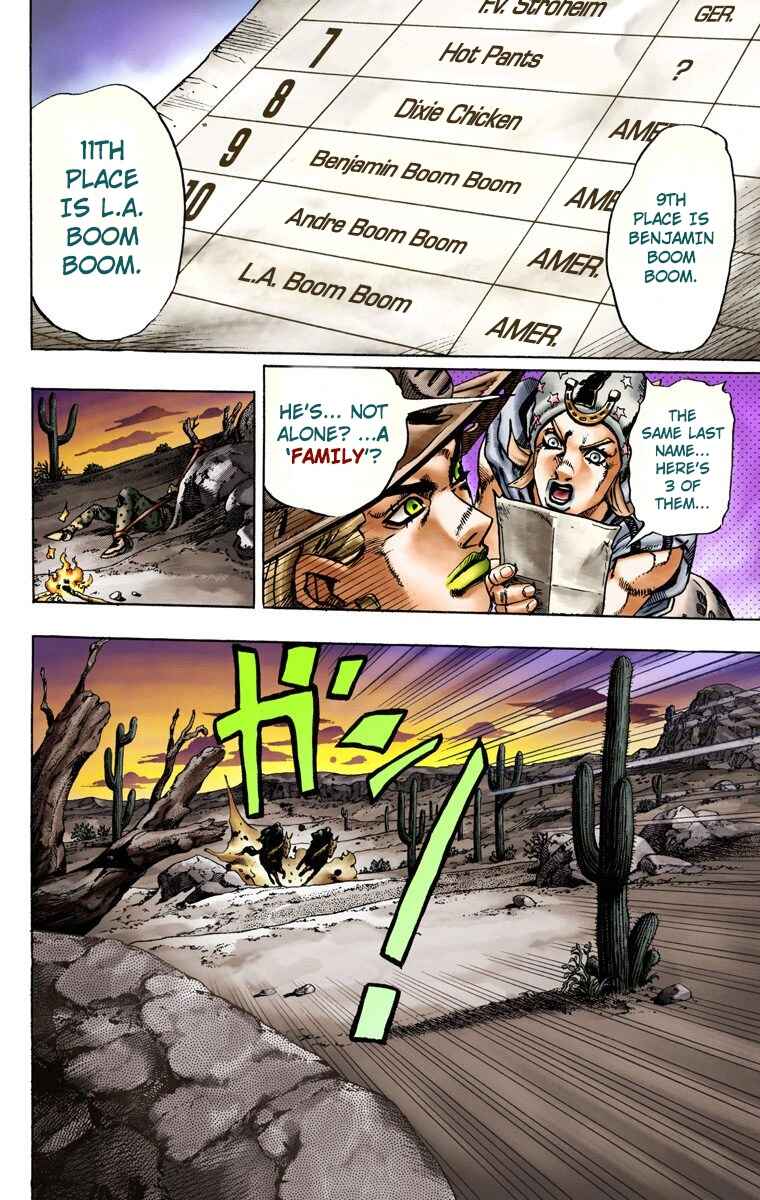 JoJo's Bizarre Adventure, Part 7: Steel Ball Run (Official Colored) Chapter 15 page 25