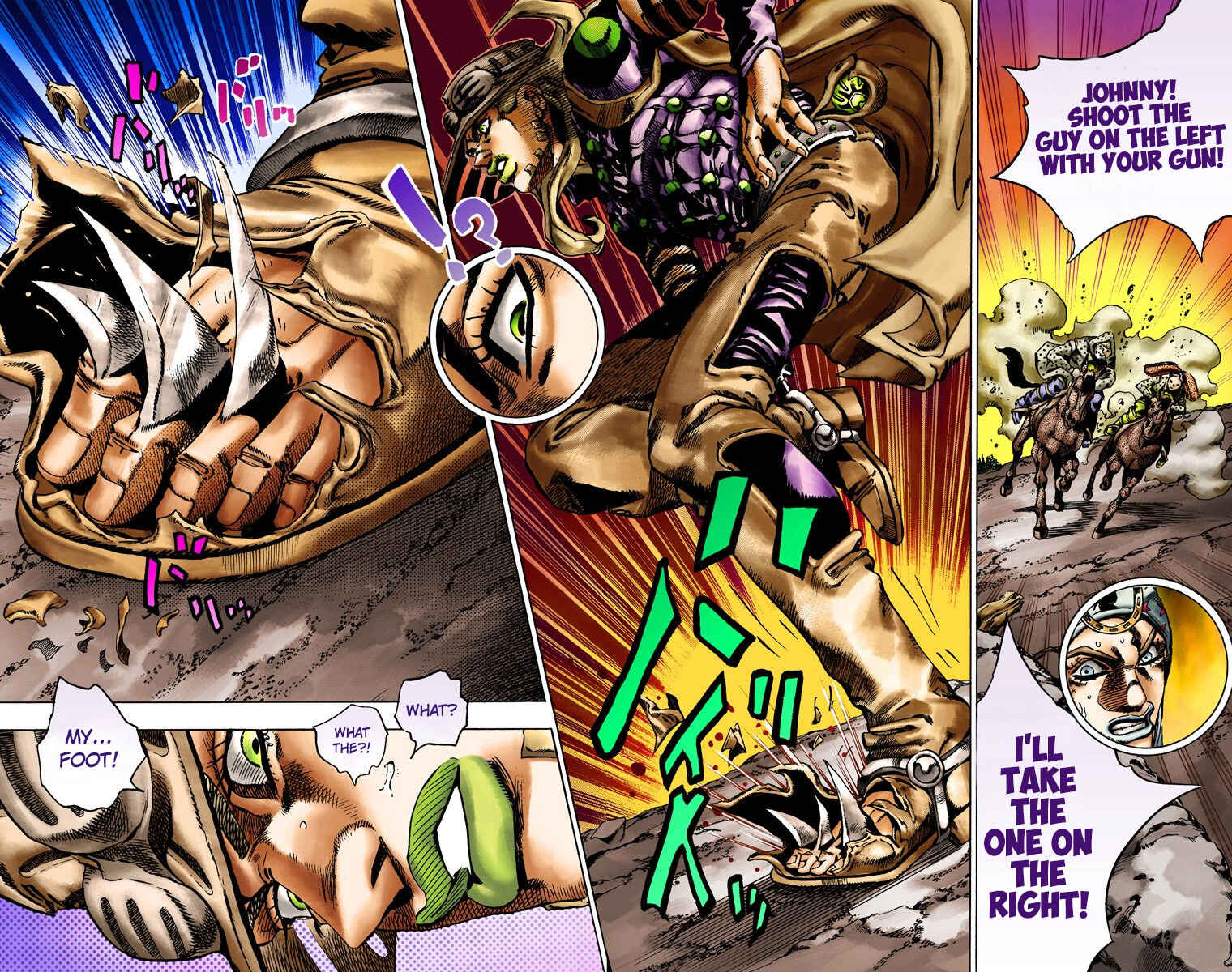 JoJo's Bizarre Adventure, Part 7: Steel Ball Run (Official Colored) Chapter 15 page 29