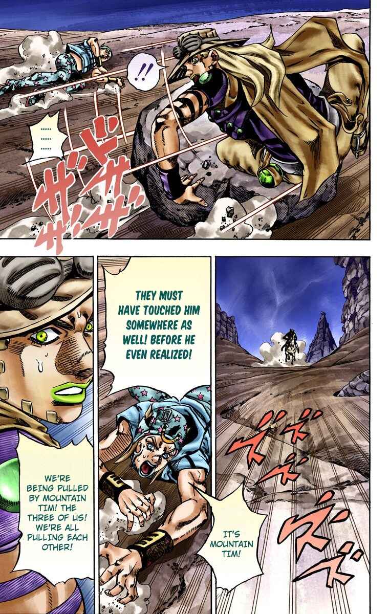 JoJo's Bizarre Adventure, Part 7: Steel Ball Run (Official Colored) Chapter 18 page 15