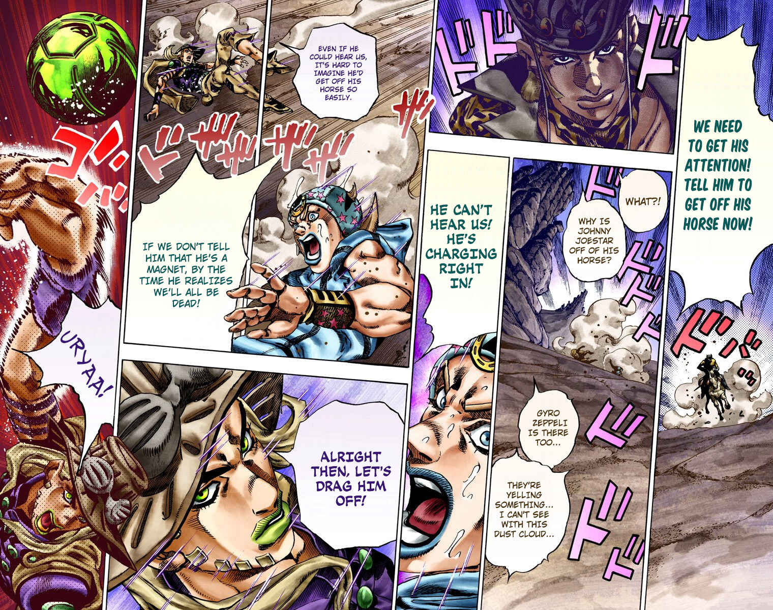 JoJo's Bizarre Adventure, Part 7: Steel Ball Run (Official Colored) Chapter 18 page 17