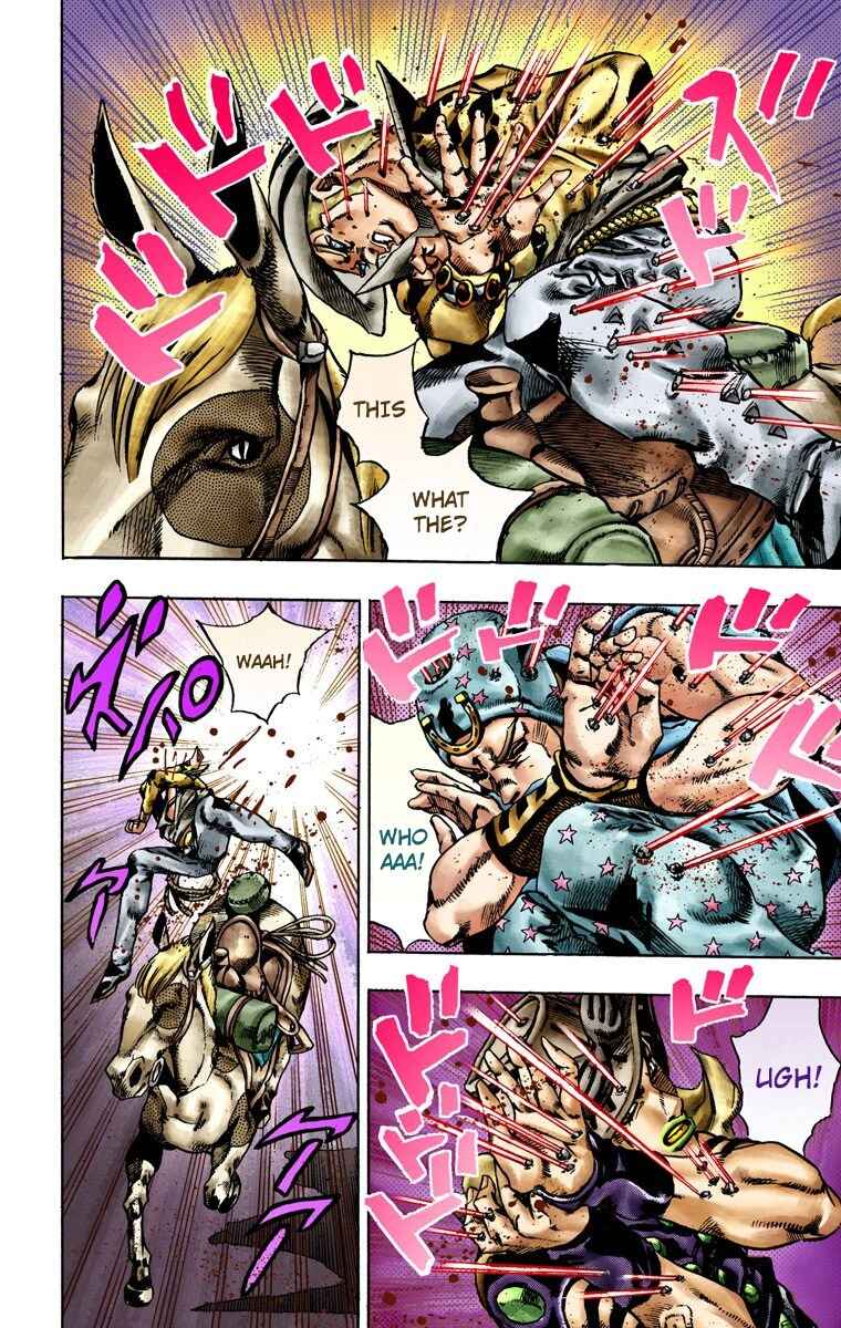 JoJo's Bizarre Adventure, Part 7: Steel Ball Run (Official Colored) Chapter 18 page 22