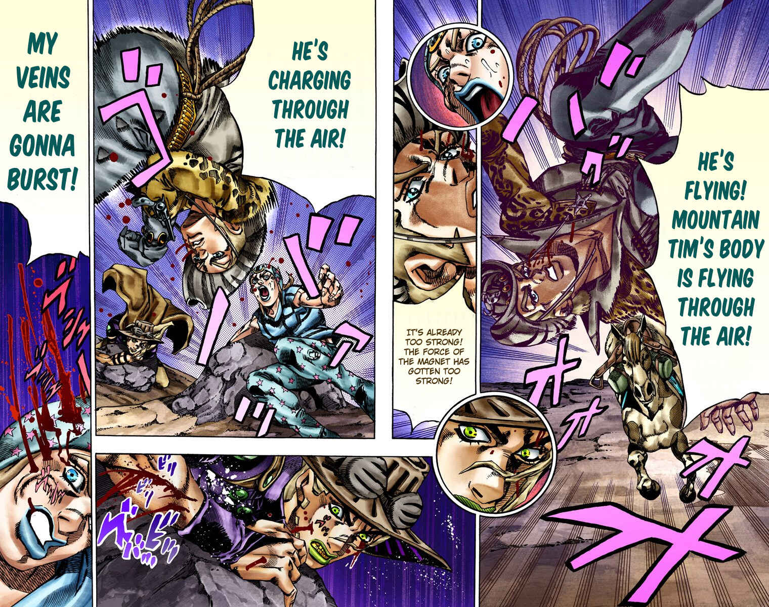 JoJo's Bizarre Adventure, Part 7: Steel Ball Run (Official Colored) Chapter 18 page 24