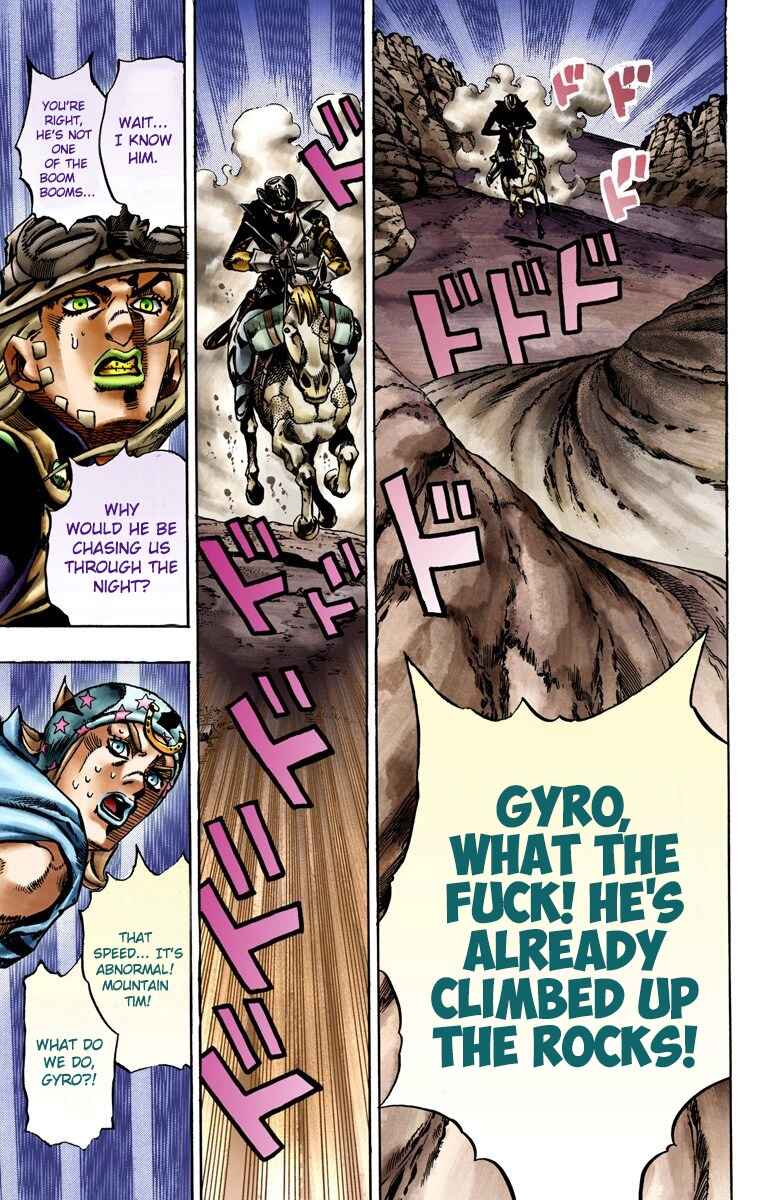 JoJo's Bizarre Adventure, Part 7: Steel Ball Run (Official Colored) Chapter 18 page 5