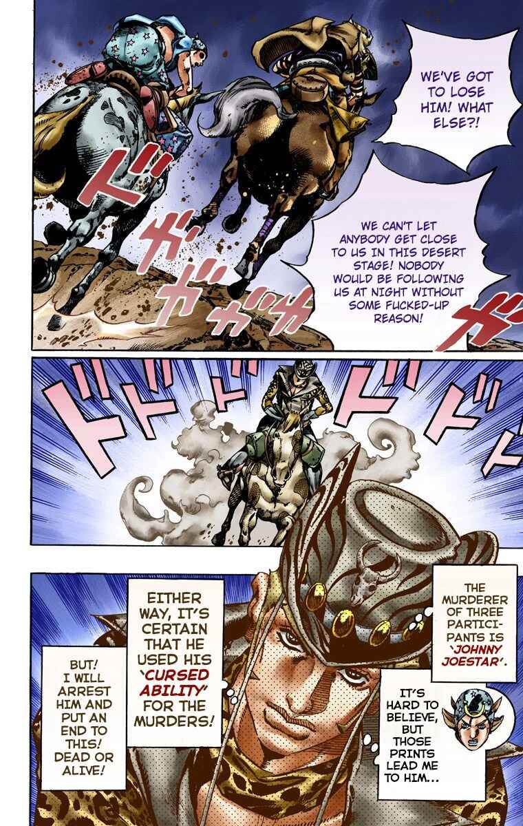 JoJo's Bizarre Adventure, Part 7: Steel Ball Run (Official Colored) Chapter 18 page 6