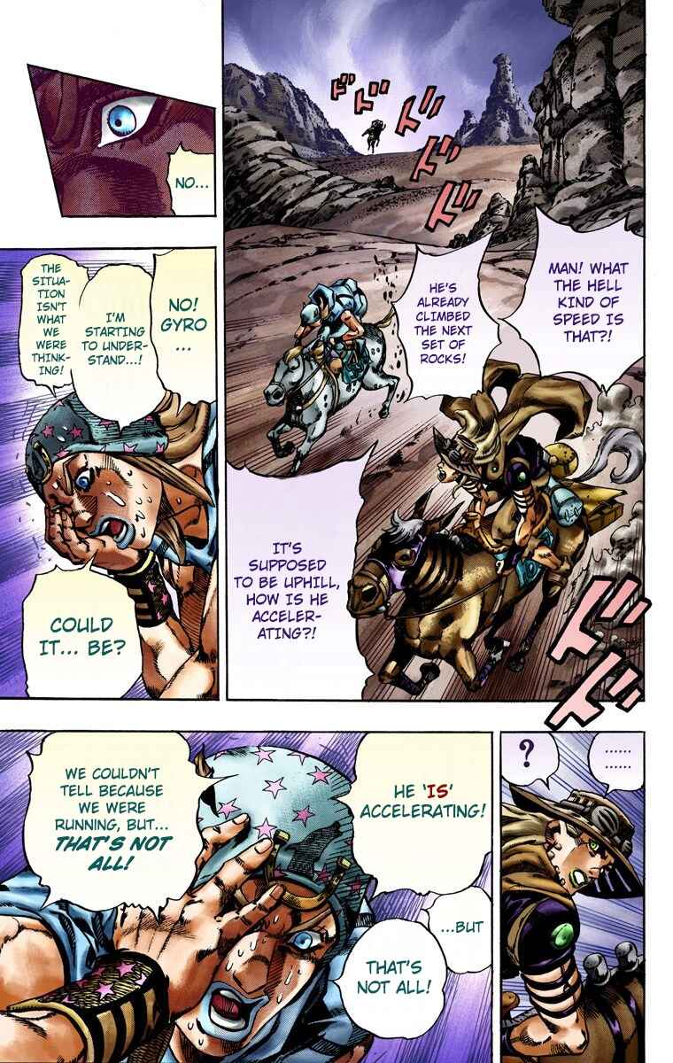 JoJo's Bizarre Adventure, Part 7: Steel Ball Run (Official Colored) Chapter 18 page 7