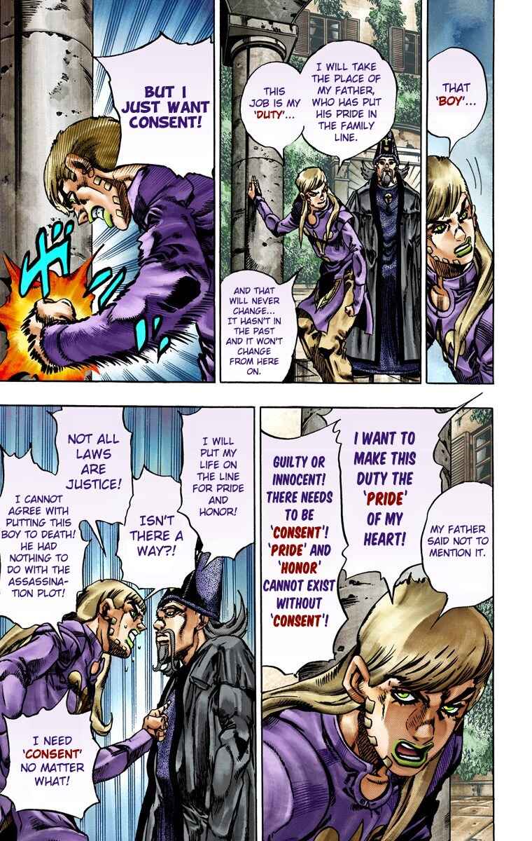 JoJo's Bizarre Adventure, Part 7: Steel Ball Run (Official Colored) Chapter 21 page 11
