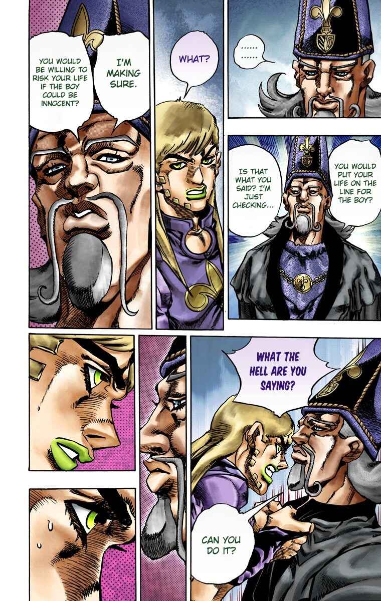 JoJo's Bizarre Adventure, Part 7: Steel Ball Run (Official Colored) Chapter 21 page 12